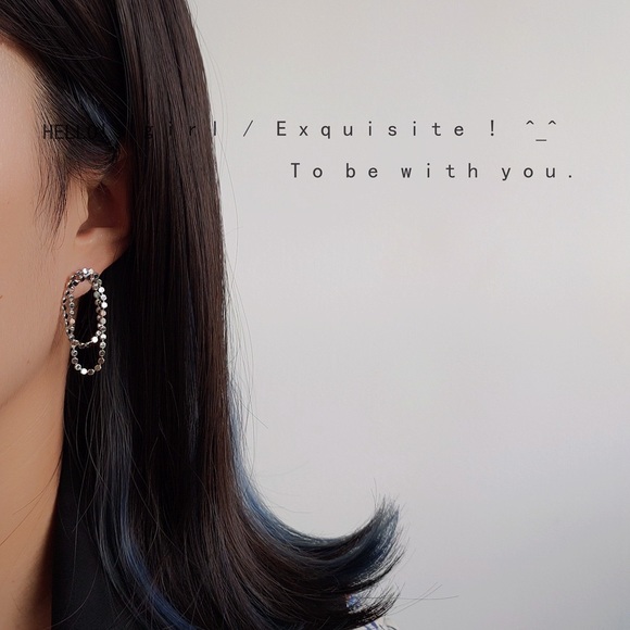 Fashion Earring/ S925 Silver Needle/ 14K Gold Plated - Picture 2 of 8